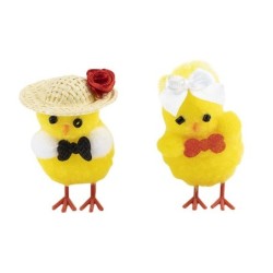 Kurczaki ozdobne do DIY rozm. 5,5 cm 2 szt