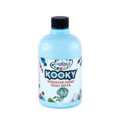 Gwasz KOOKY niebieski 500 ml – bezpieczna farba dla dzieci