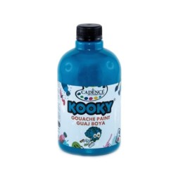 Gwasz KOOKY turkusowy 500 ml – bezpieczna farba dla dzieci