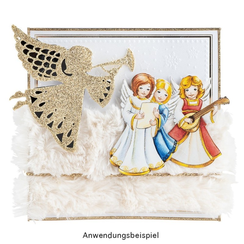 Pianka Eva, brokatowa, samoprzylepna, złota 10 arkuszy A4