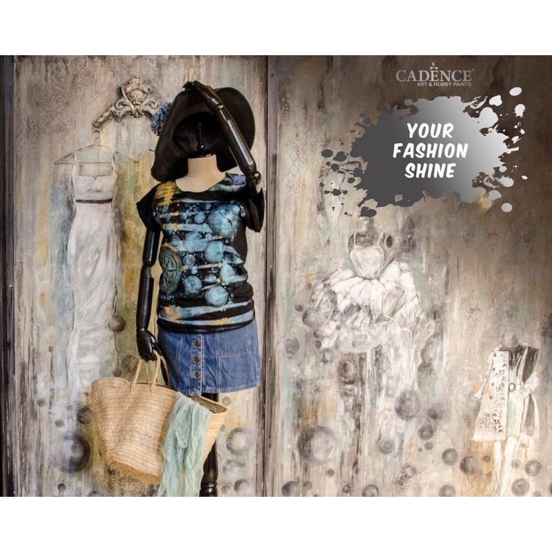 Farba do tkanin w sprayu bakłażan 100ml