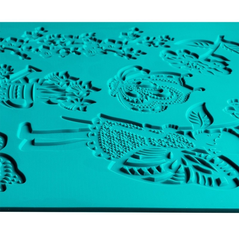 Foremka silikonowa Elf,motyle, rozm. 21x15x0,2cm