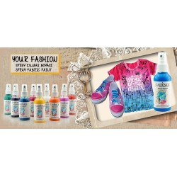 Farba do tkanin w sprayu czarna 100ml