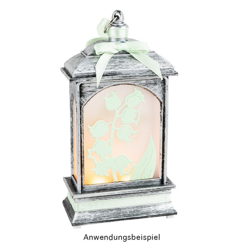 Wykrojnik do papieru, konwalie, 4 szt.