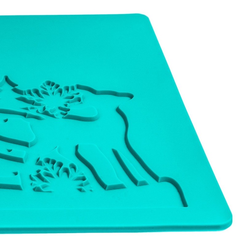 Foremka silikonowa Zima nr 55, rozm. 30x10x02,cm