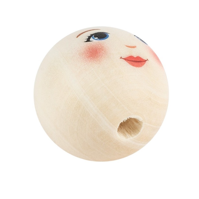 Kule drewniane, buzie, rozm. 4cm, 10szt