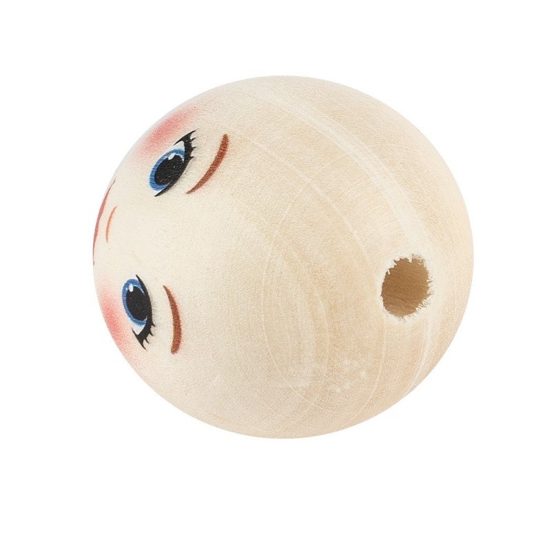 Kule drewniane, buzie, rozm. 4cm, 10szt