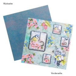 Zestaw papierów, Vintage 5, rozm. 25x25cm, 20 kartek