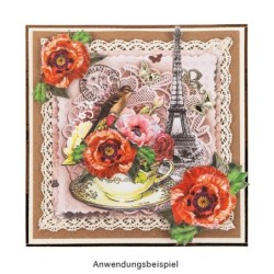 Zestaw papierów, Vintage 5, rozm. 25x25cm, 20 kartek