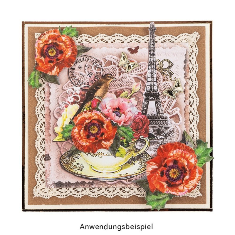 Zestaw papierów, Vintage 5, rozm. 25x25cm, 20 kartek