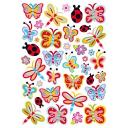 Naklejki owady, papierowe,...